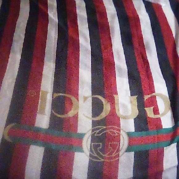 Gucci Striped Scarf/ shawl - Picture 1 of 8